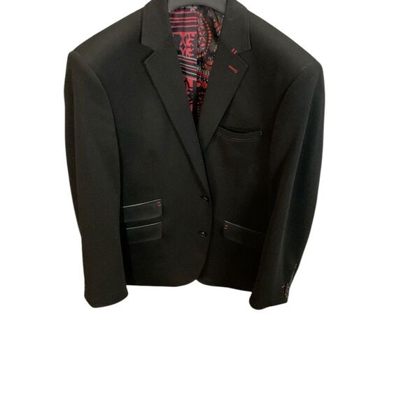 nOir Jewelry Black Sport Coat with Notched Lapel - Picture 5 of 9
